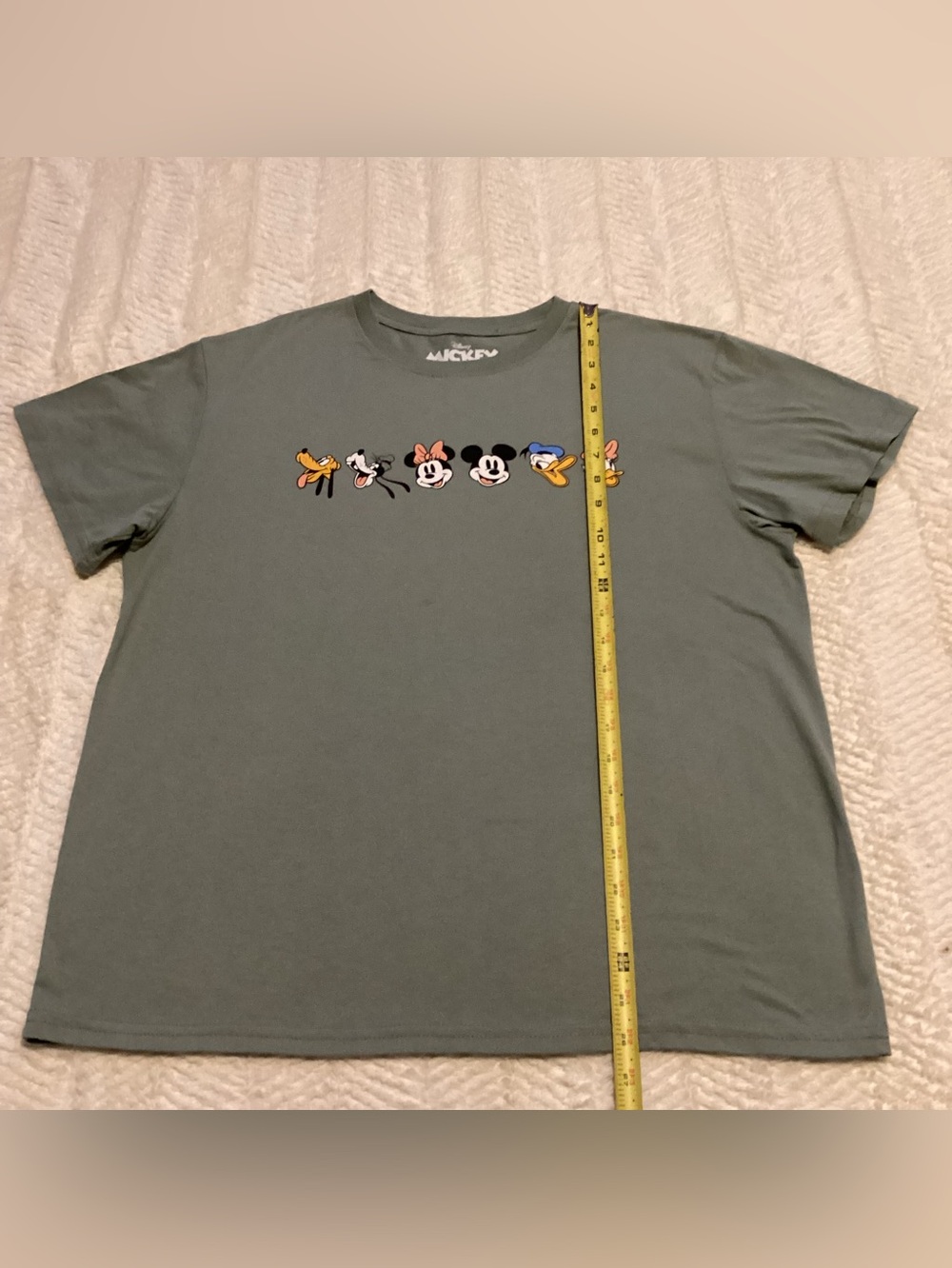 Disney Mickey & Friends XXL Sage Throwback Mickey Mouse Womens T Shirt